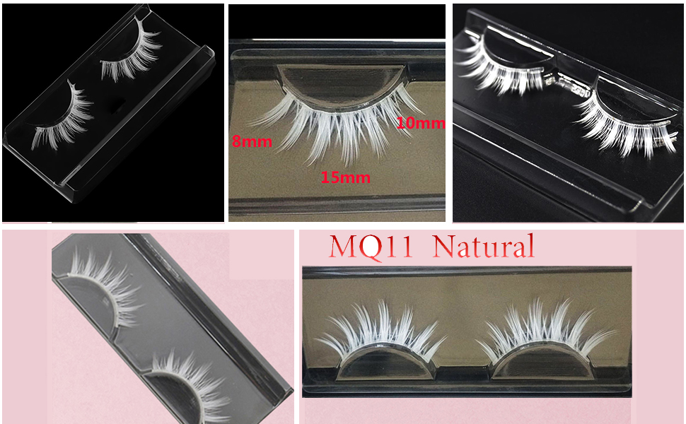 eyelashes white