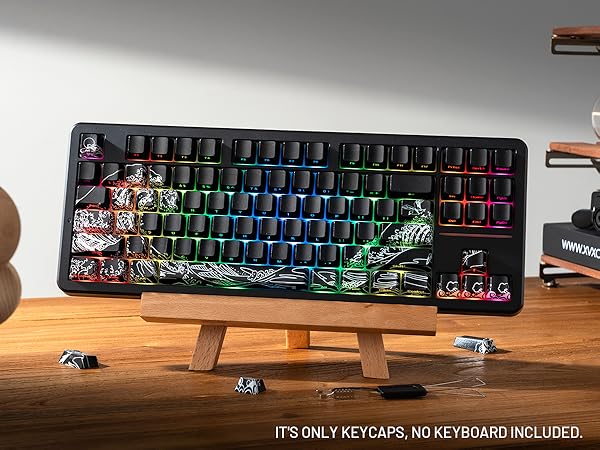 Amazon.com: HITIME x XVX Kanagawa Keycaps 60 75 100 Percent