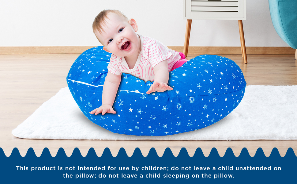 NIRVOMY Pregnancy Pillows for Sleeping with Extra Cover 2PCs C Shaped