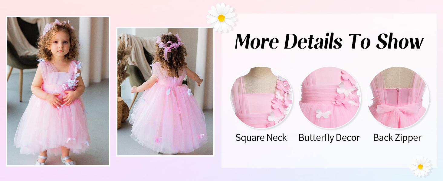 Girl Butterfly Dress