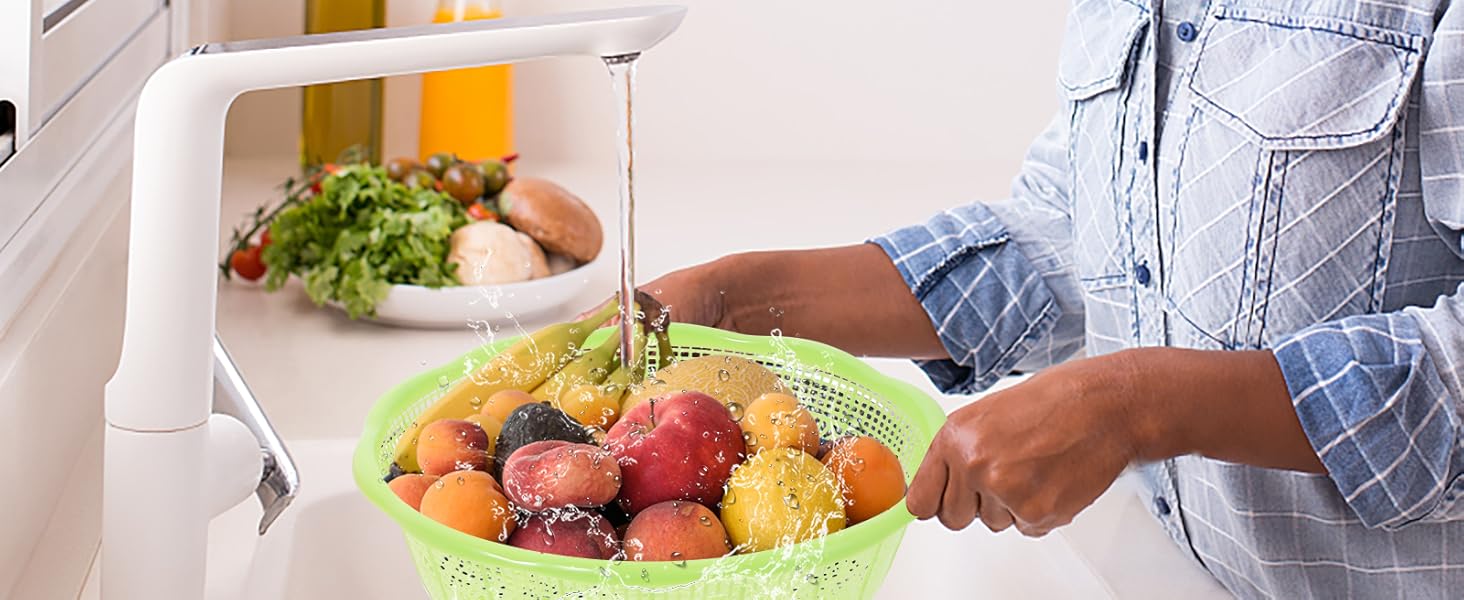 strainers and colanders plastic