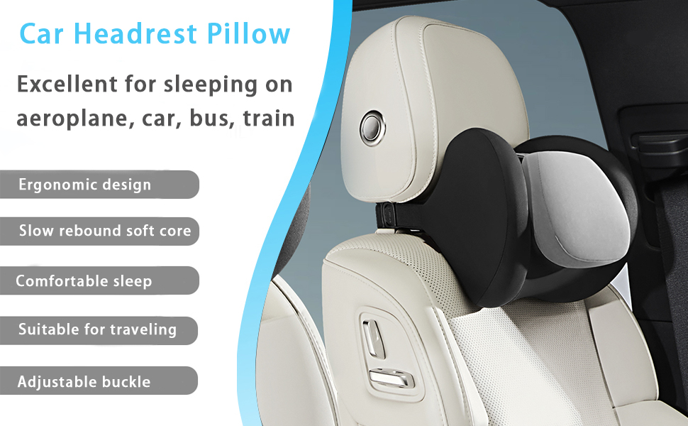 Car Headrest Pillow