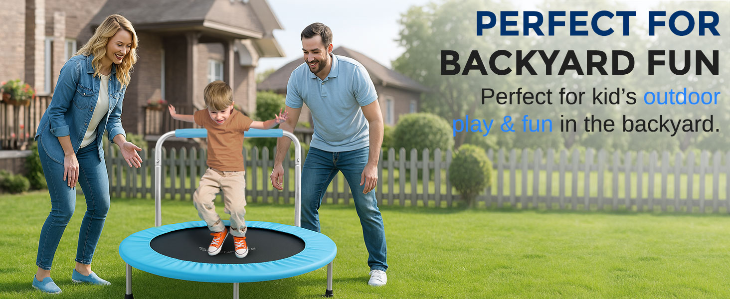 rebounder pad toddler small pole little super kit bounce fitness exercise gym