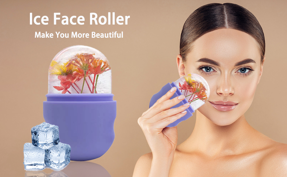 Running man Ice Face RollerTighten Facial Skin,Ice Mold for Face Eye and Neck Face