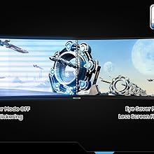 flicker free gaming monitor odyssey samsung eye saver