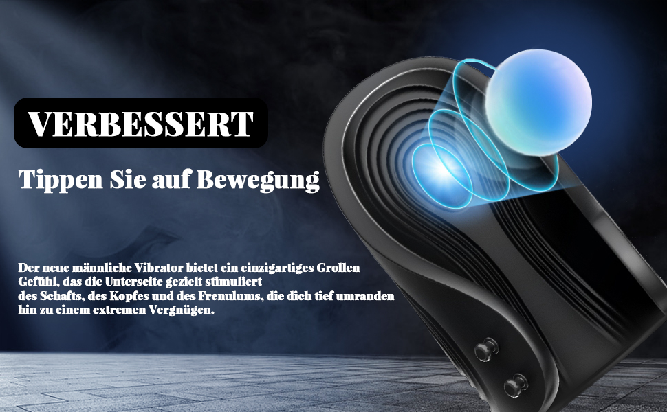 Elektrische Penis Trainer Vibrator Masturbator mit 7 kraftvollen Vibrationen