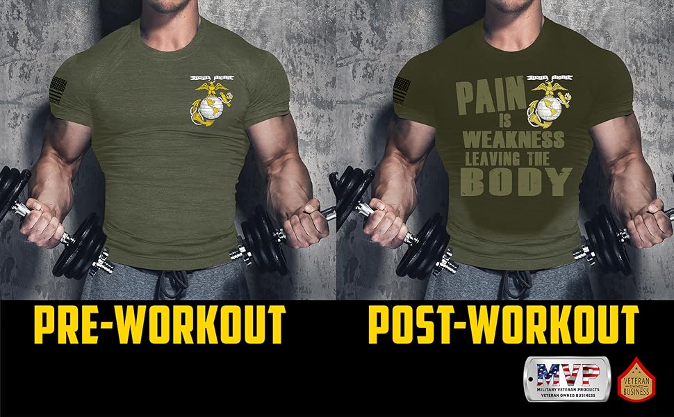 Usmc workout shirts Clearance