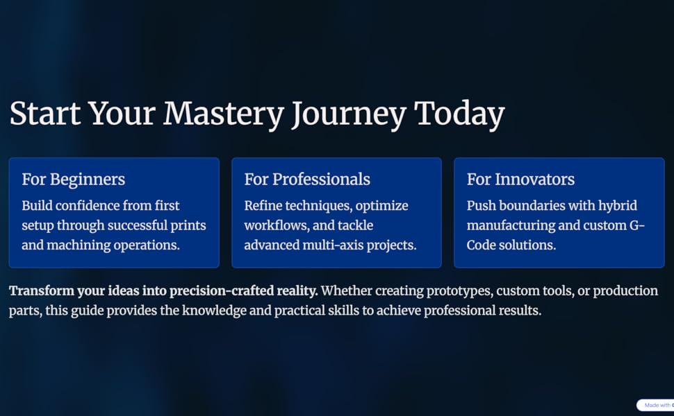 The G-Code Mastery Guide: Your Practical Handbook for 3D Printing and CNC Machining 9 Scheda_5_Master