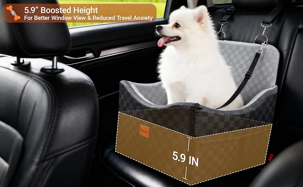 2 in 1 Dog Car Seat Bed