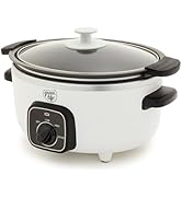 GreenLife – Panela de cozimento lento de 3,5 QT, cerâmica não tóxica, sem PFA, removível para interior removível, Progra...