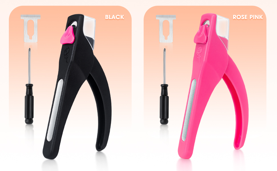 2 Pack Acrylic Nail Clippers, Funfe Adjustable Nail