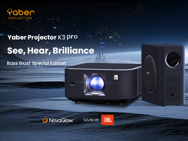 Amazon.com: Yaber K3 Pro Projector with Subwoofer set Smart