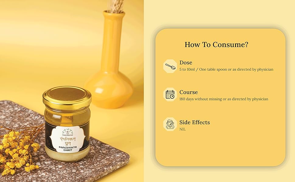 Panchtikta Ayurvedic A2 Medicated Ghrit/Ghee Panchkarma Ayurveda Ghee