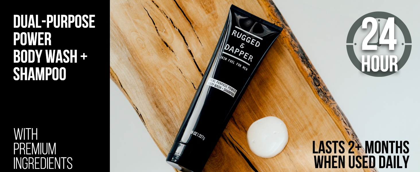Dual Purpose Power Body Wash + Shampoo