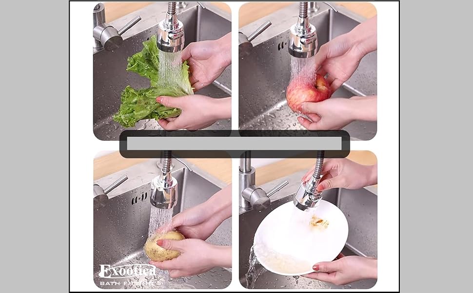 Pull Down Kitchen Tap  Adjustable Kitchen Tap Nozzle