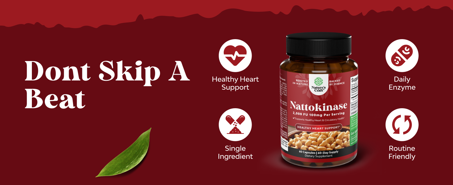 Nattokinase Supplement Capsules