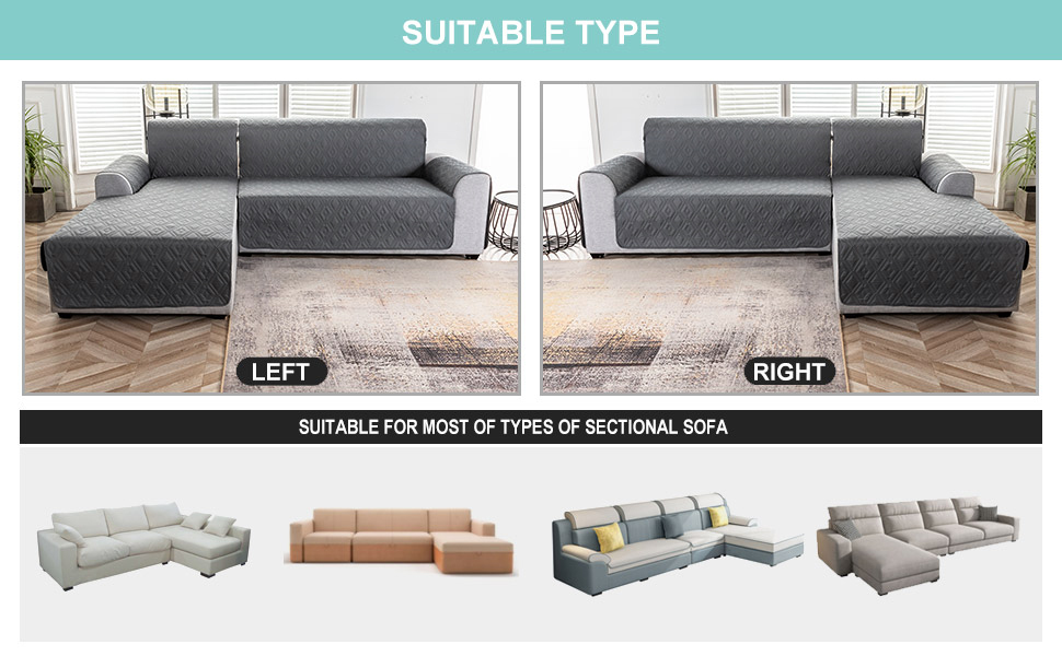 sectional couch covers