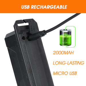 Біжне світло, нагрудний акумуляторний USB-ліхтар