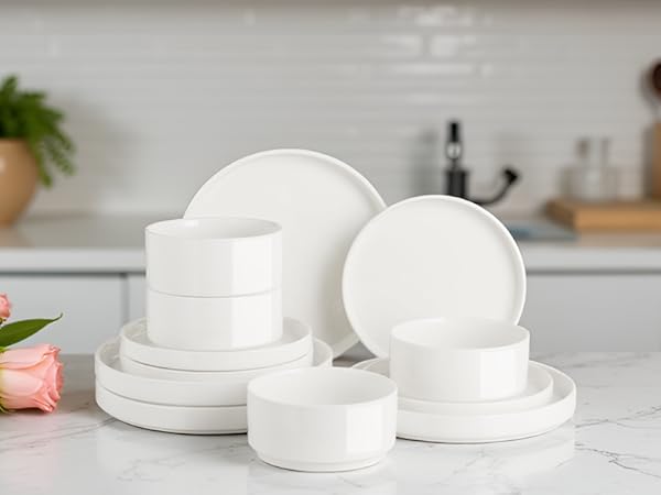 Porcelain Dinnerware Sets for 4
