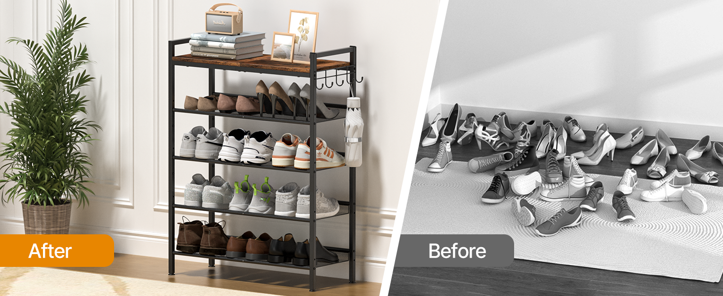 shoe rack for entryway