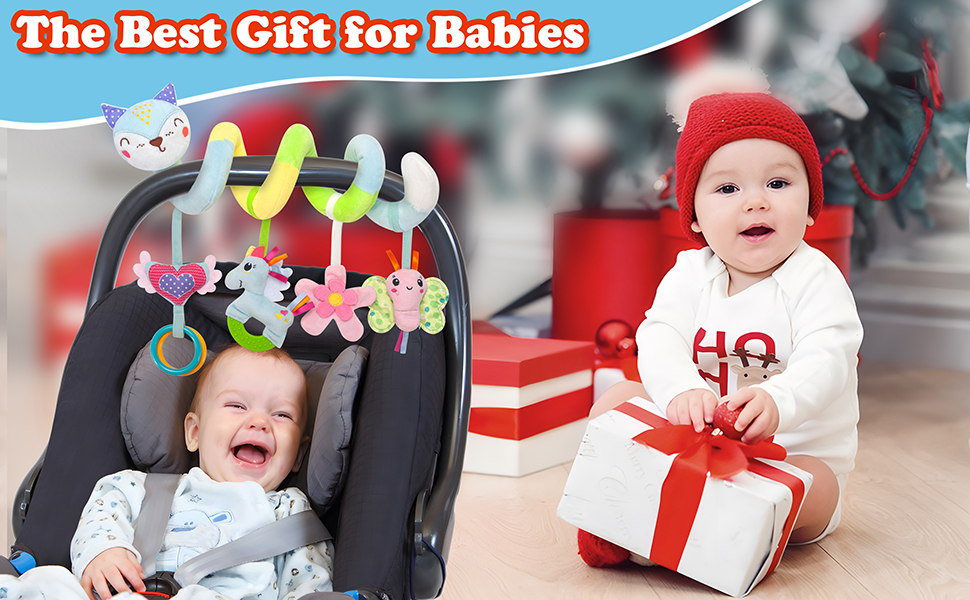 hanging car seat toys