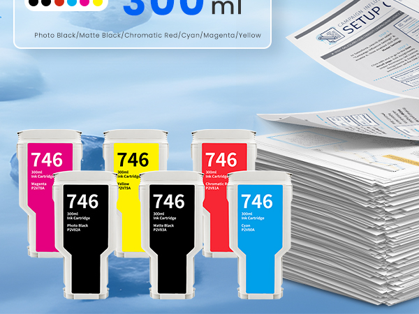 プリンターインク Amazon.com: HP 746 Matte Black 300-ml Genuine Ink Cartridge