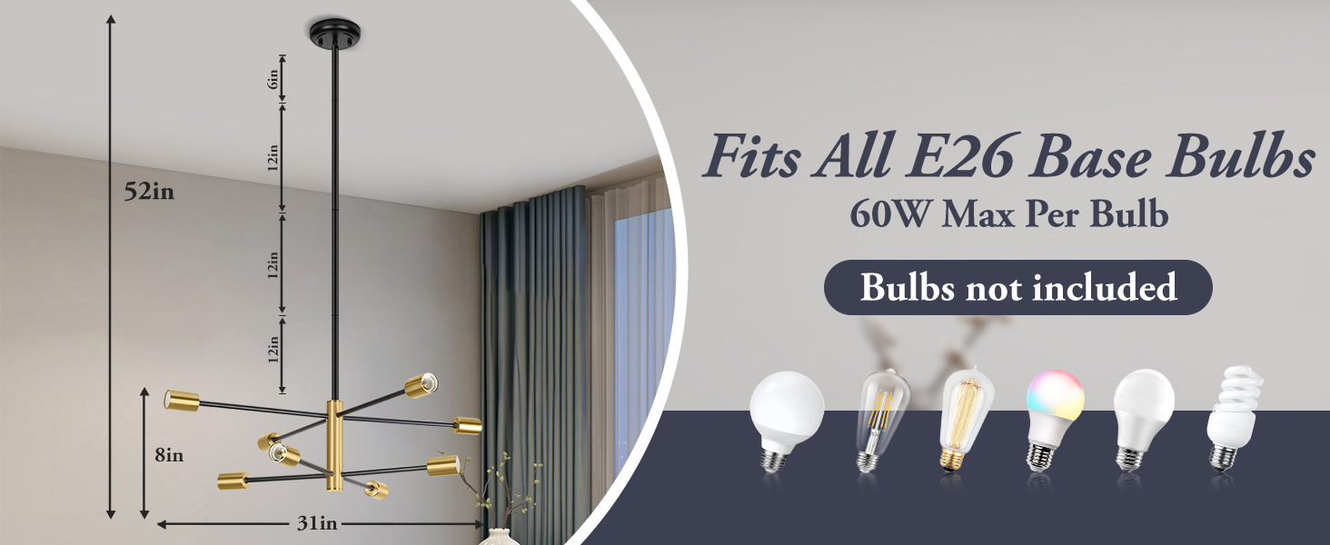 modern chandeliers for dining room