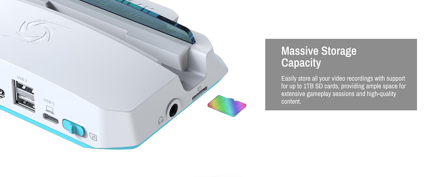 Docking station for steam deck, ROG Ally with HDMI 2.0 4K@60Hz, 2 USB-A 3.2 and charging USB-C port