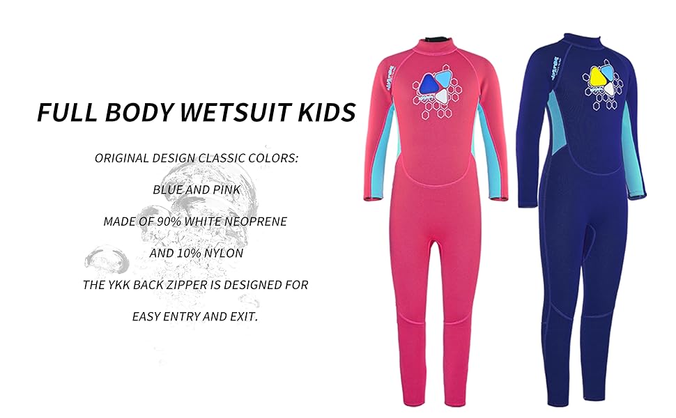 diving suit kids full body wetsuit childrens neoprene suit kids surfing suit