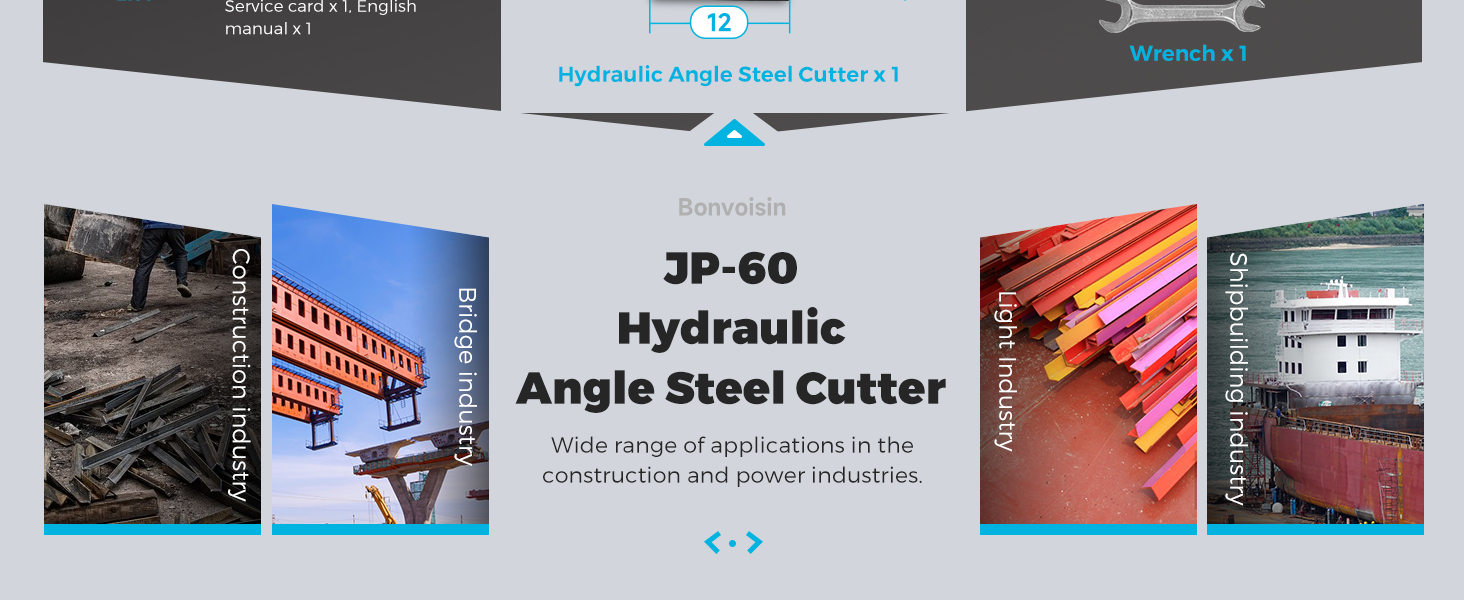 Electric hydraulic angle cutter