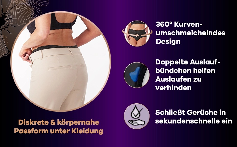 Always Discreet Boutique Inkontinenz Pants Gr. L (8 Höschen), Bei ...