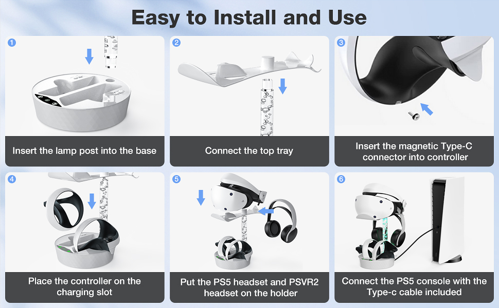 RGB Charging Station For PS VR2