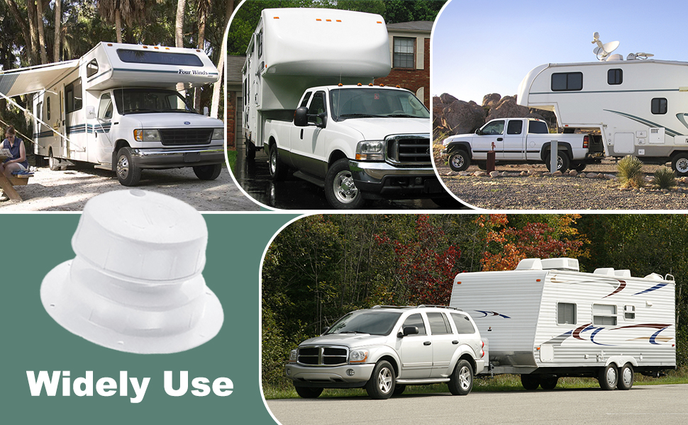 2 Pack Rv Vent Caps，Rv Vent Covers, Rv Vent Covers for Roof