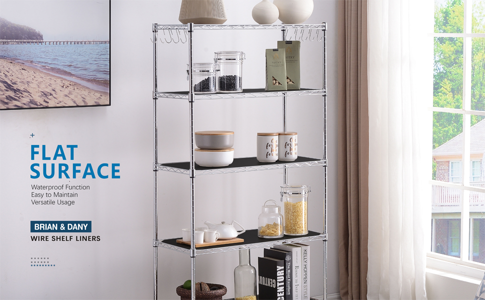 BRIAN & DANY Wire Shelf Liner 14" X 24", Heavy Duty Shelf