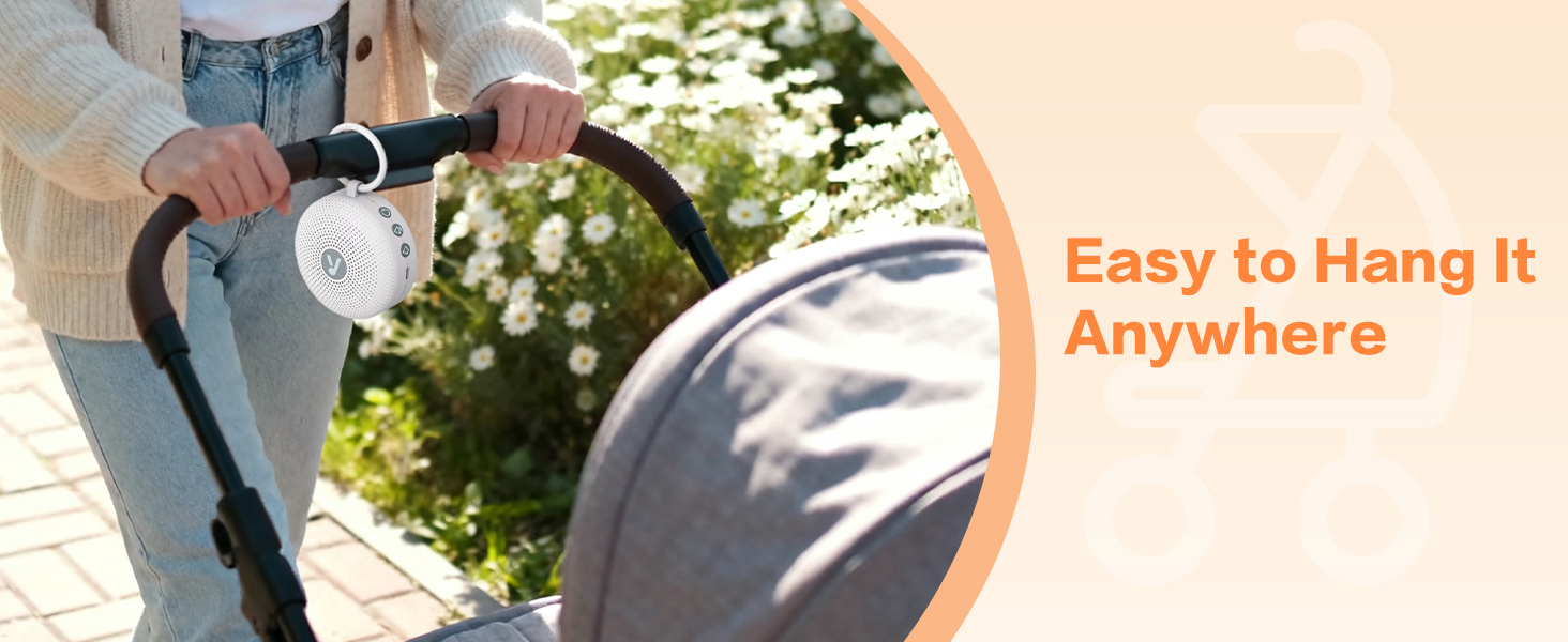 Portable white noise machine