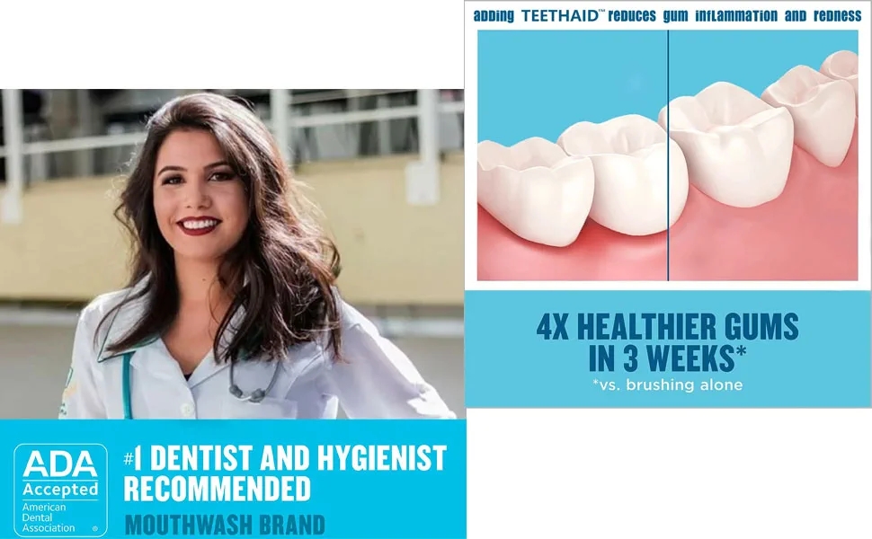 Jesshiny Teethaid Mouthwash,Calculus Removal, Teeth Whitening,Healing