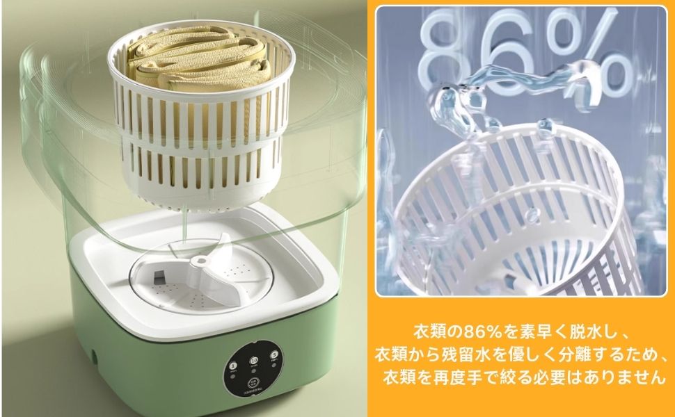 18 洗濯機なし Amazon.co.jp: 18L 洗濯機 脱水付き 小型洗濯機 たためる洗濯機