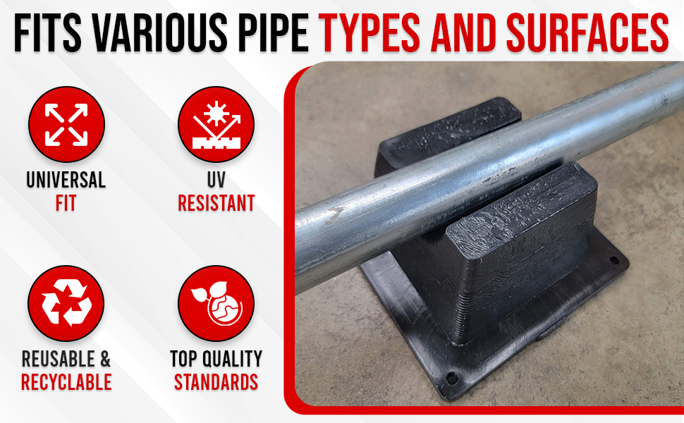  Mini Rooftop Pipe Support