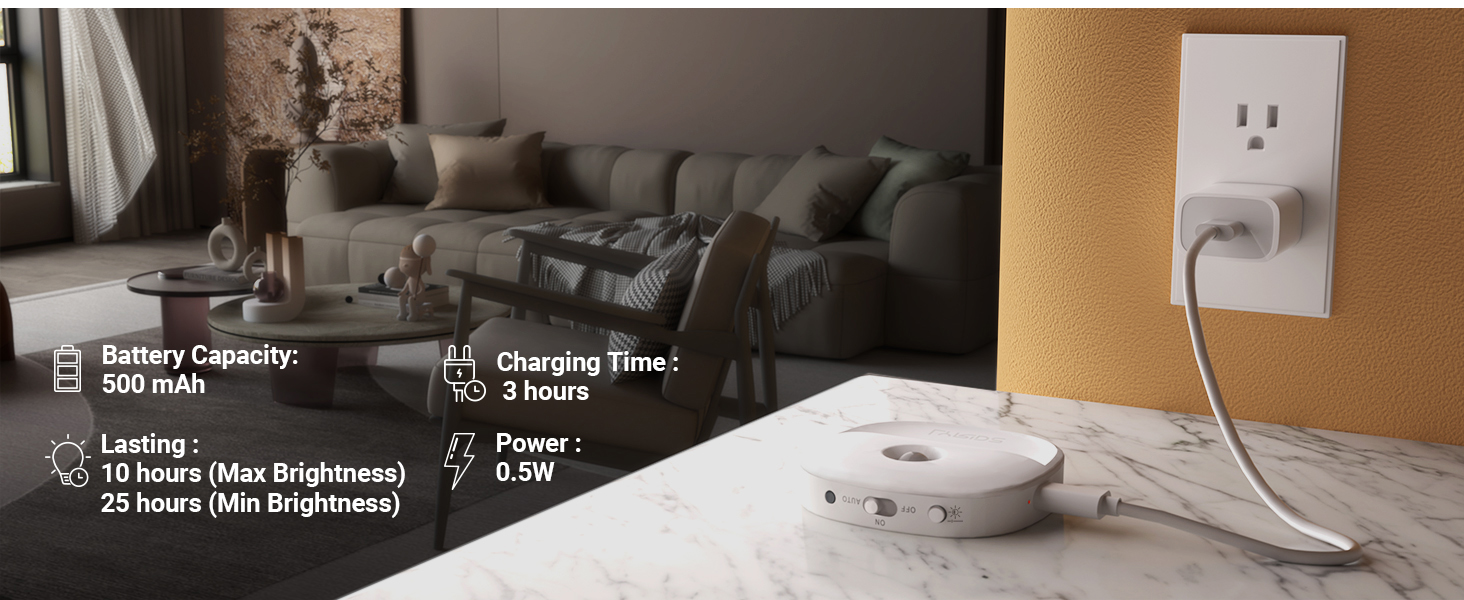 chargeable night light