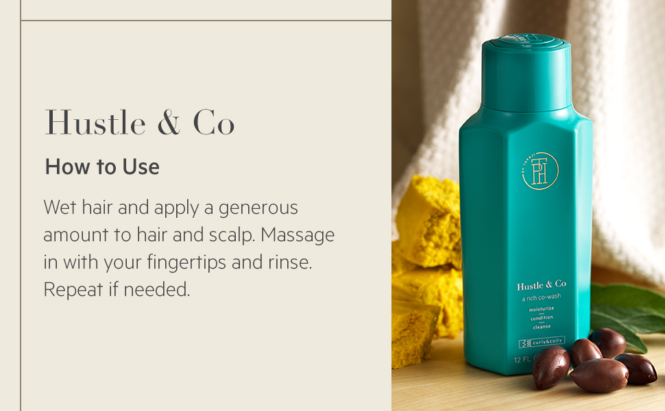 TPH BY TARAJI Hustle & Co Hydrating CoWash with Olive Oil