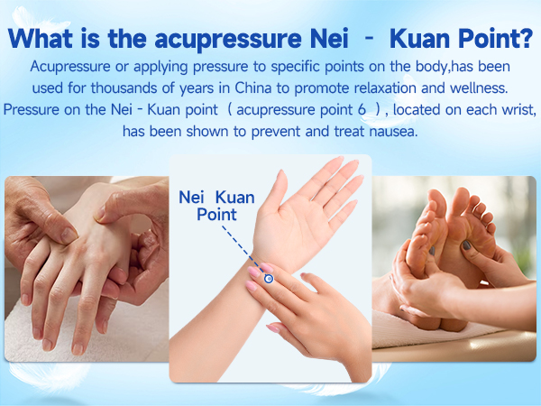 LYJEE 5 Pairs Motion Sickness Bands, Nausea Wristbands for Car Sickness,