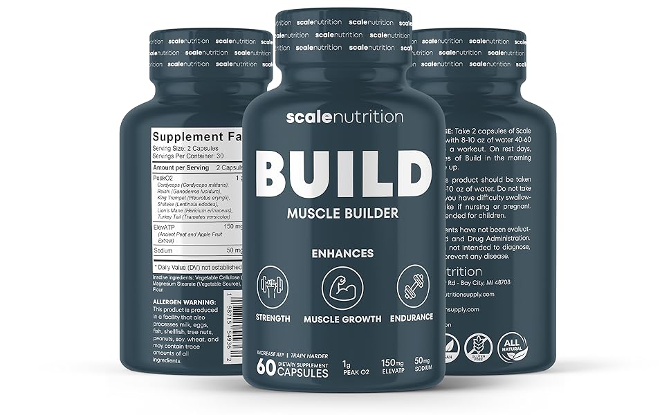 3 Scale Nutrition Build Bottles