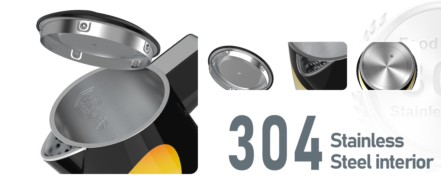 Electric Kettle Temperature Control, LED Touch Screen Water