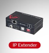 4K HDMI USB KVM Extender TCP/IP Over Single Cat5e/6/6a/7 up to 120M(390ft), 1080P@120Hz, Plug & P...