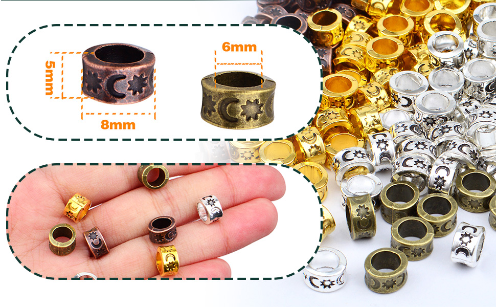 Round Rondelle Beads