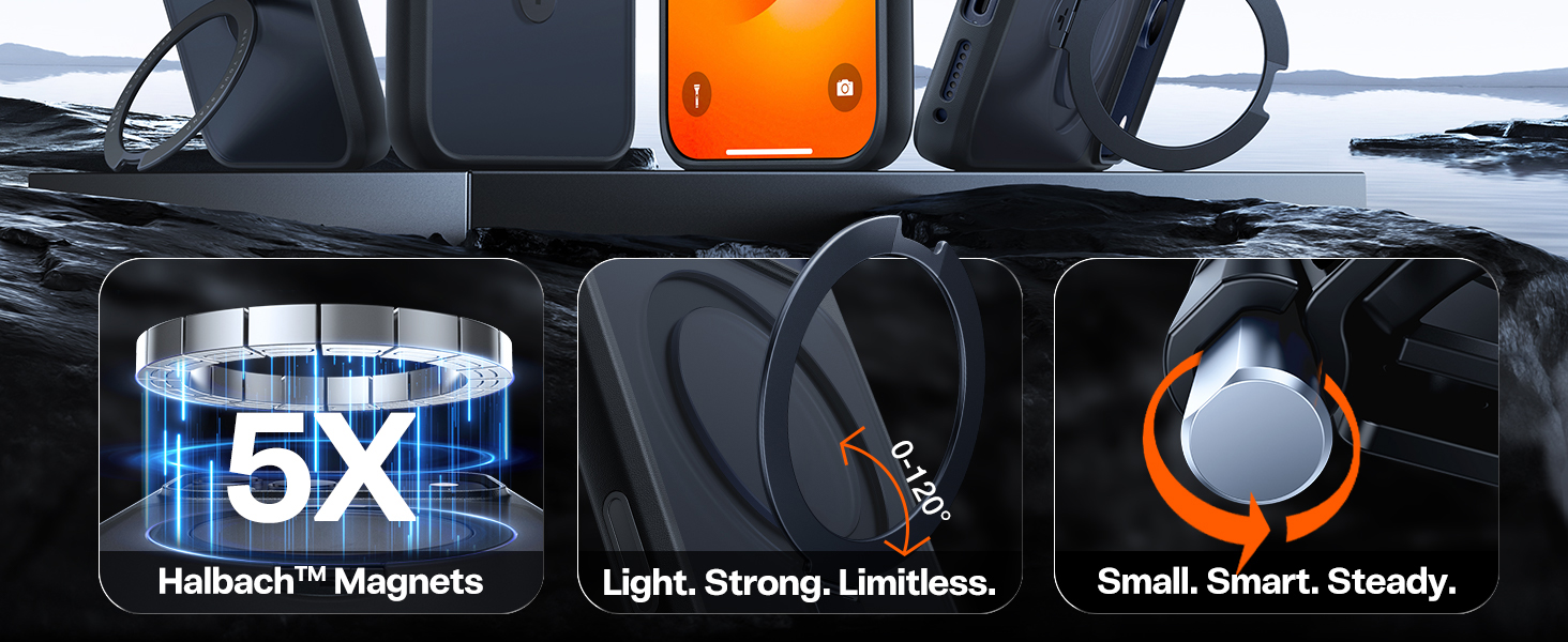 Ostand iPhone 17 Pro Case Magnetic