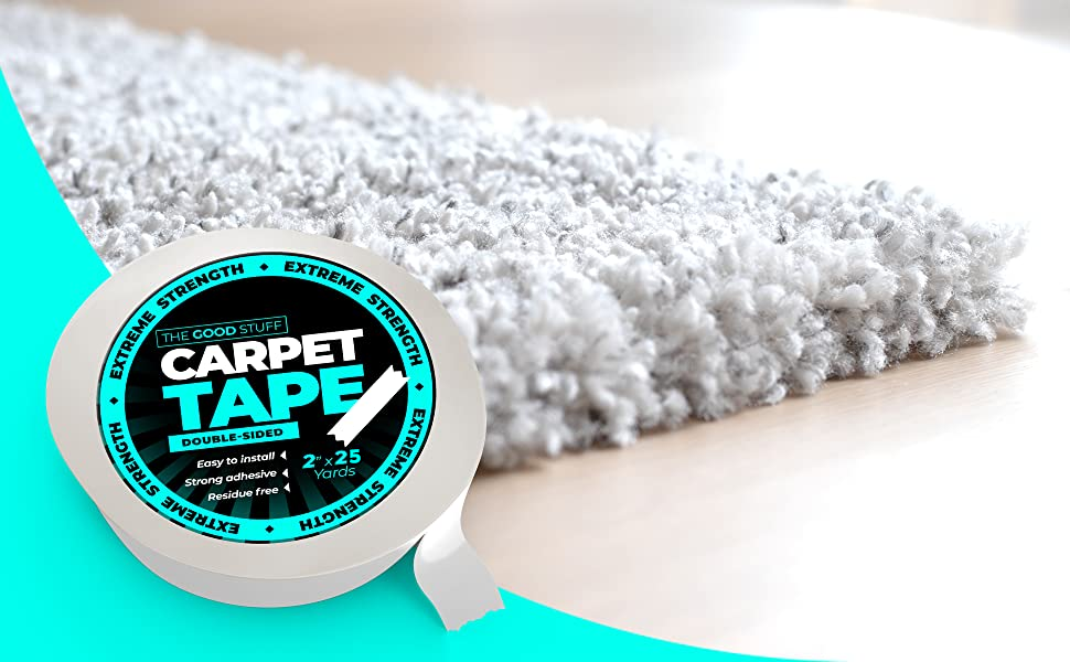 The Good Stuff Professional Strength Double Sided Rug Tape [2" x 60