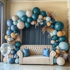 slate blue balloons
