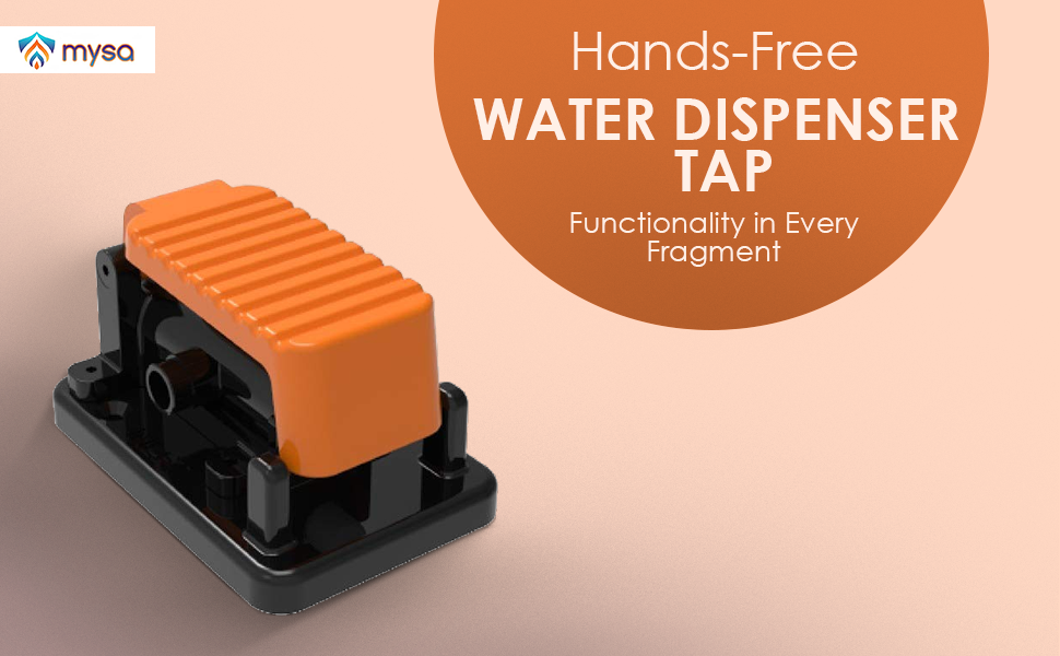 SAIGAN Kishore Foot Operated and HandsFree Water Dispenser Tap