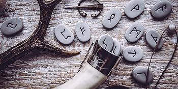 Viking runes pendant necklace